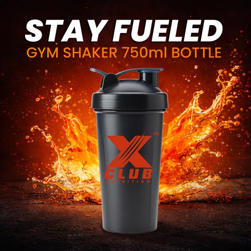 Xclub Nutrition Black Shaker bottle 750ml